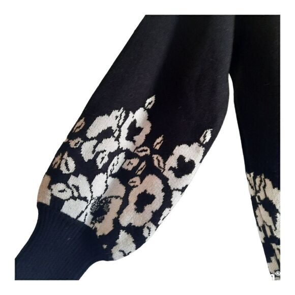 NICOLE MILLER Printed Turtleneck Sweater - Picture 4 of 5